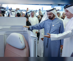 穆罕默德·本·拉希德参观2023年阿拉伯旅游市场