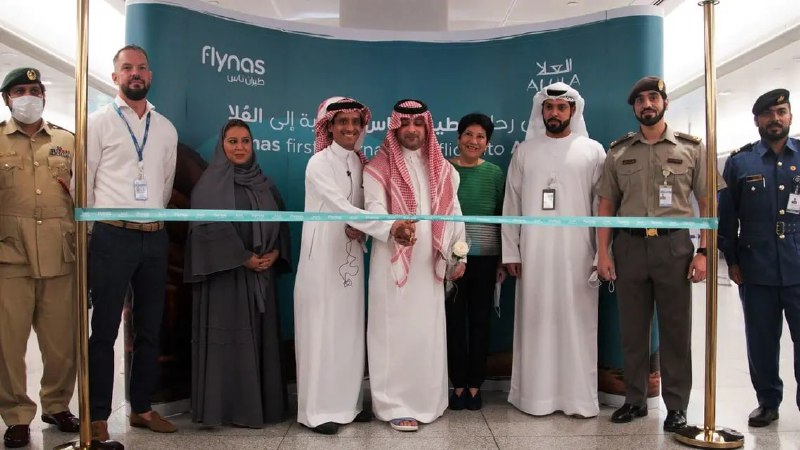 官员们开通了首个飞往沙特阿拉伯 AlUla 的国际航班