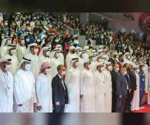 哈立德·本·穆罕默德·本·扎耶德出席在阿布扎比举行的世界柔术锦标赛开幕式