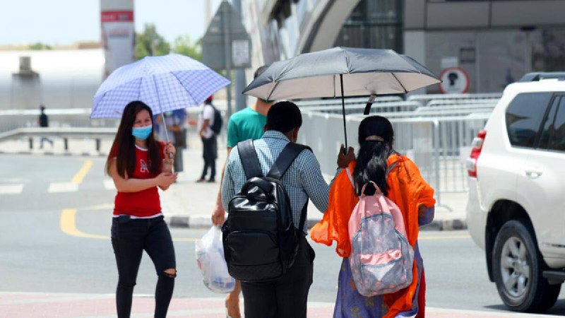 阿联酋天气：周三气温将达到 45°C