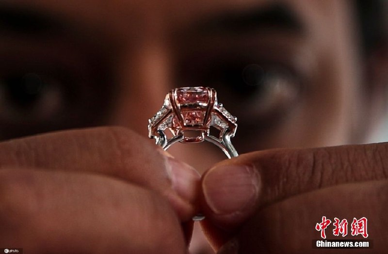 世界第二大粉钻将在迪拜拍卖 估价1.45亿元