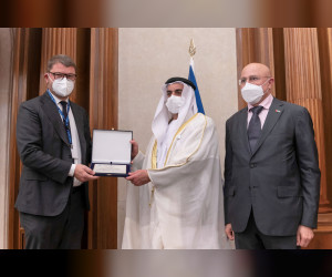 赛义夫·本·扎耶德获得授予阿联酋的 PAM 奖，以表彰其在促进全球综合行动方面的作用