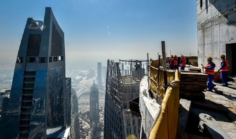 迪拜的 "世界最高酒店大厦 "还有一年才落成