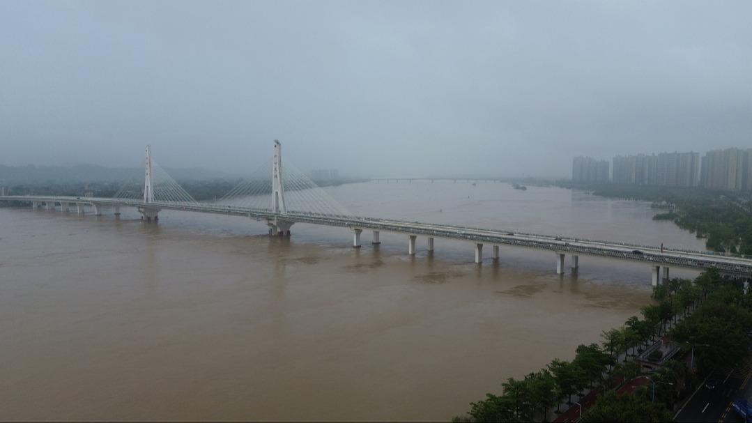 珠江流域北江韶关段水位出现回落，下游水位持续上涨