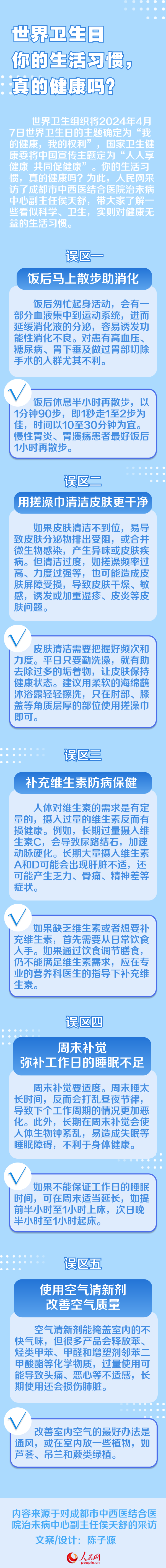 世界卫生日：你的生活习惯，真的健康吗？