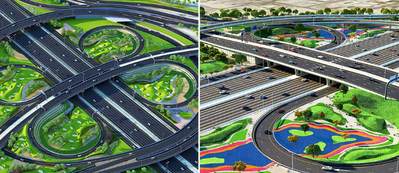 这也太美了！迪拜的谢赫扎耶德路正在进行绿色改造