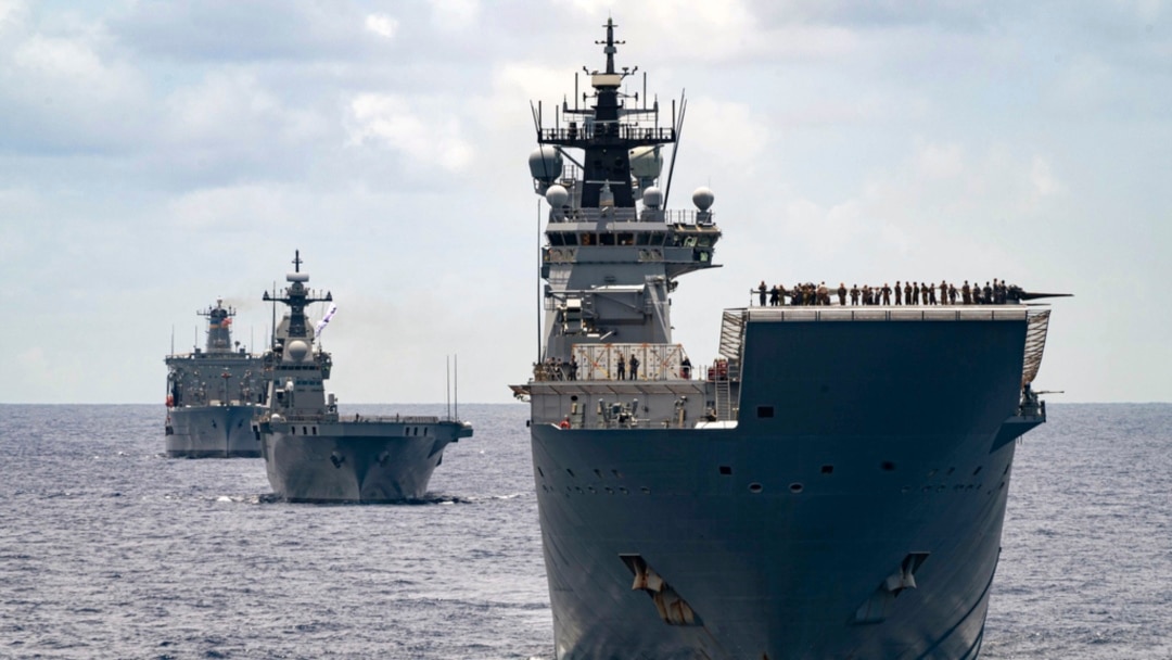 世界最大规模海军演习开始，向中国发出信息