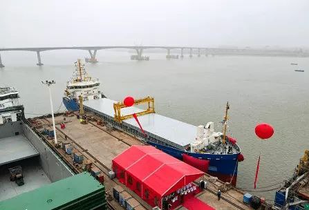 大津重工为JSP公司建造第7艘5200吨多用途船命名