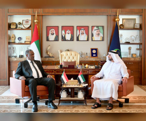 赛义夫-本-扎耶德接见苏丹代理内政部长