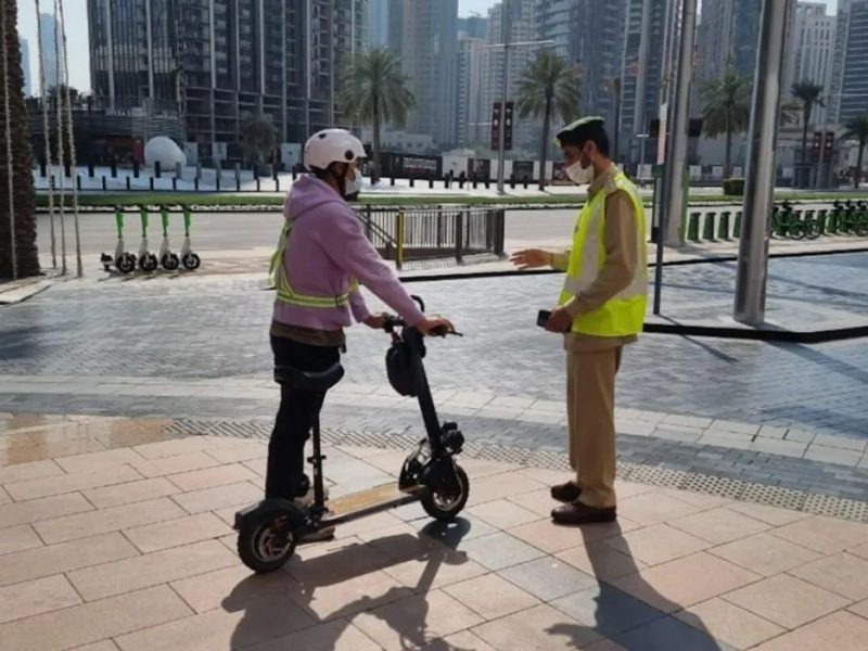 从4月13日起，迪拜10个地区的自行车道可使用电动滑板车