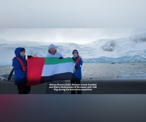 WAM 专题：阿联酋探险者见证了南极洲令人震惊的气候变化影响